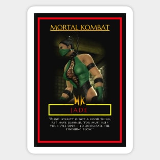 Jade Mortal Kombat Fighters - Poster,magnets and more. Sticker